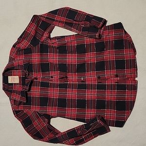 Plaid button down shirt